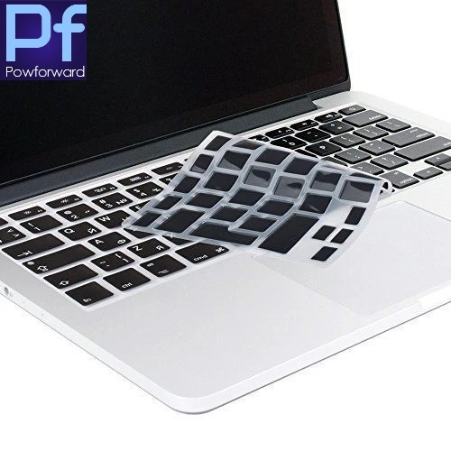  Silicone French Keyboard Cover France EU Euro AZERTY For Macbook Pro 17  A1297 MD318 MC725 MC024 MB604 MC226 MC024 MC725 MD311 