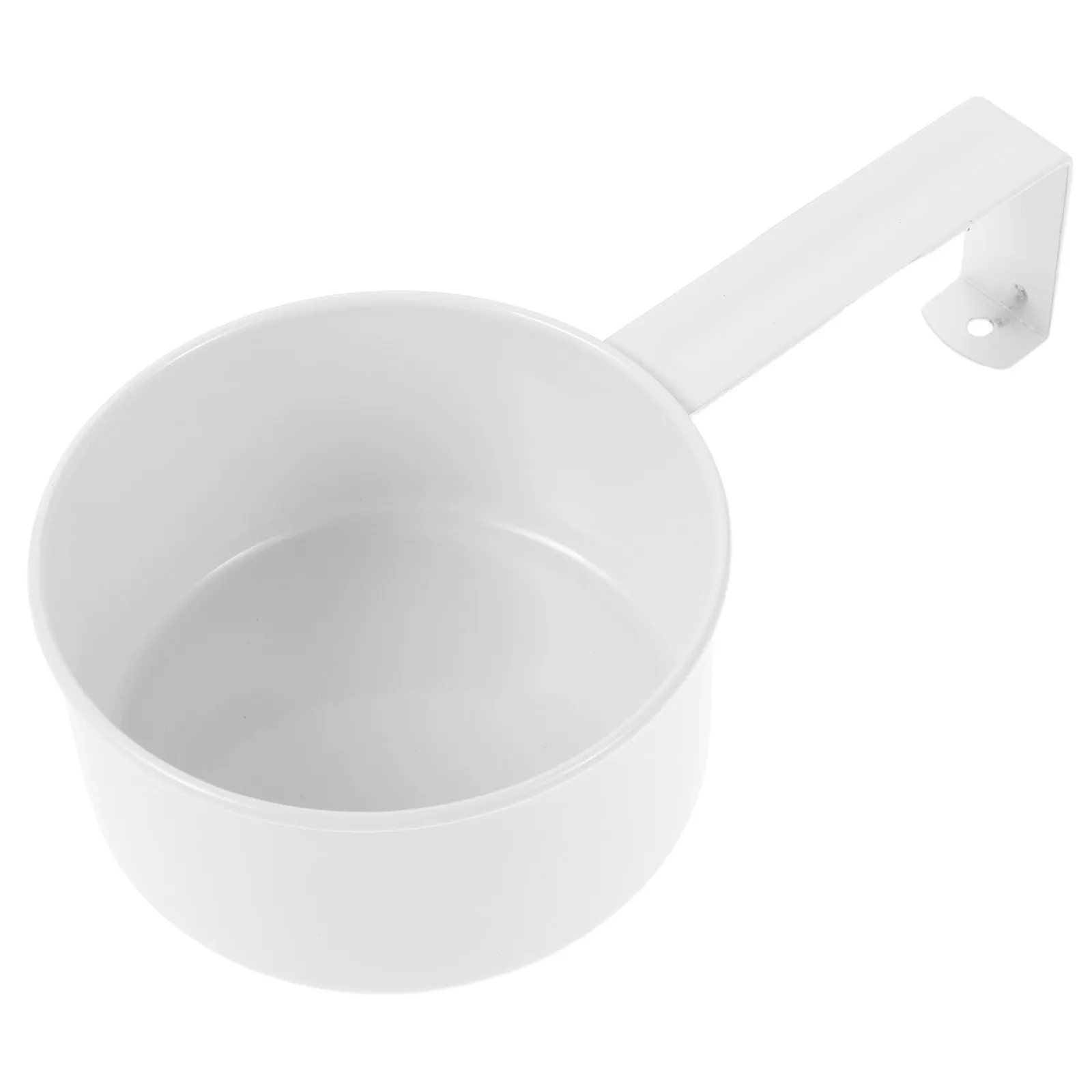Laundry Powder Scoop Iron Measuring Tablespoon Scoop Hanging Hook Ergonomic Grip for Pet Dog Food Rice Grain Canister Scoops