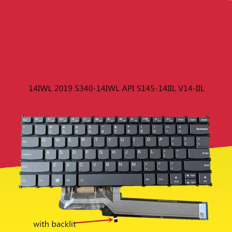 New Laptop English Layout Keyboard For Lenovo 14IWL 2019 S340-14IWL API S145-14IIL V14-IIL