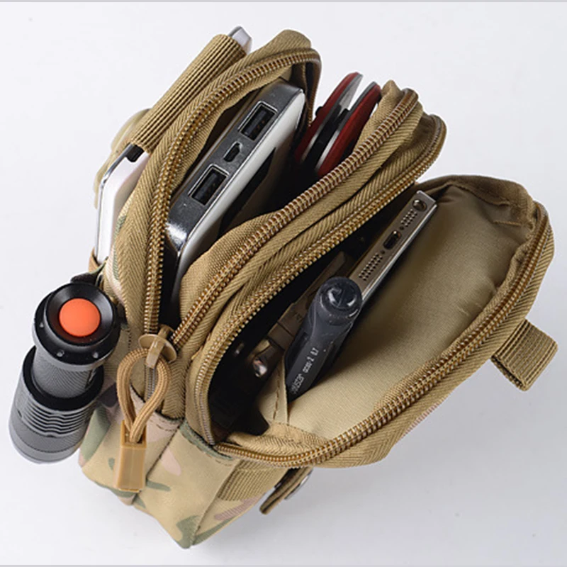 Tactical Leg Bag Army Camouflage Riding Locomotive Portable Multifunctional Leggings Bag Sports Hanging Waist Bag