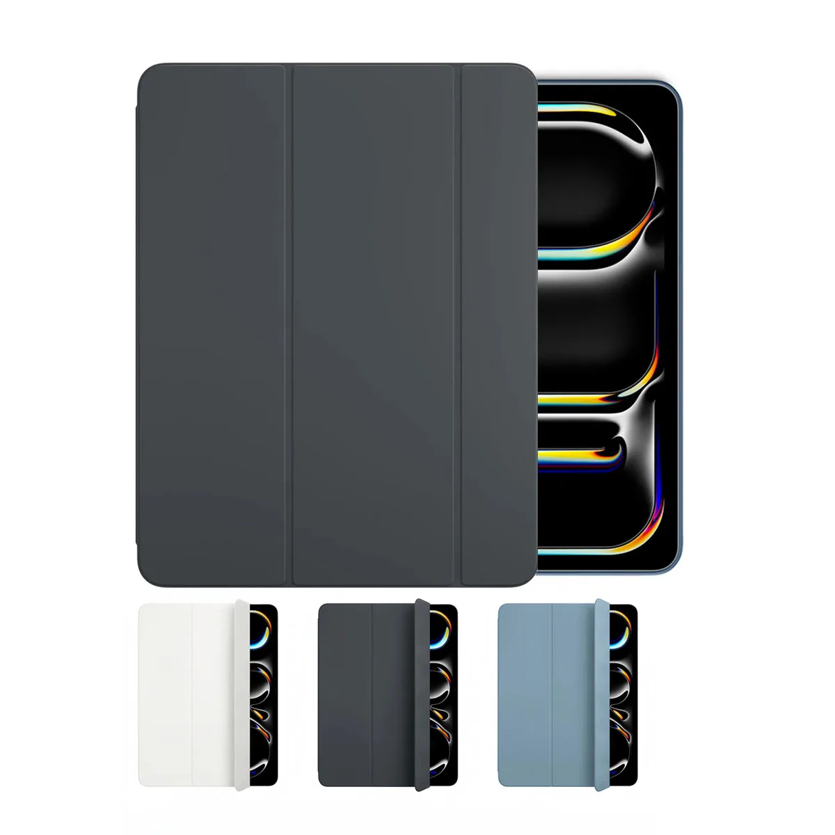 

Suitable for iPad Pro 11/13 inch (M4) Smart Automatic Awakening Clip Minimalist with Adjustable Stand Resilient Shockproof Case