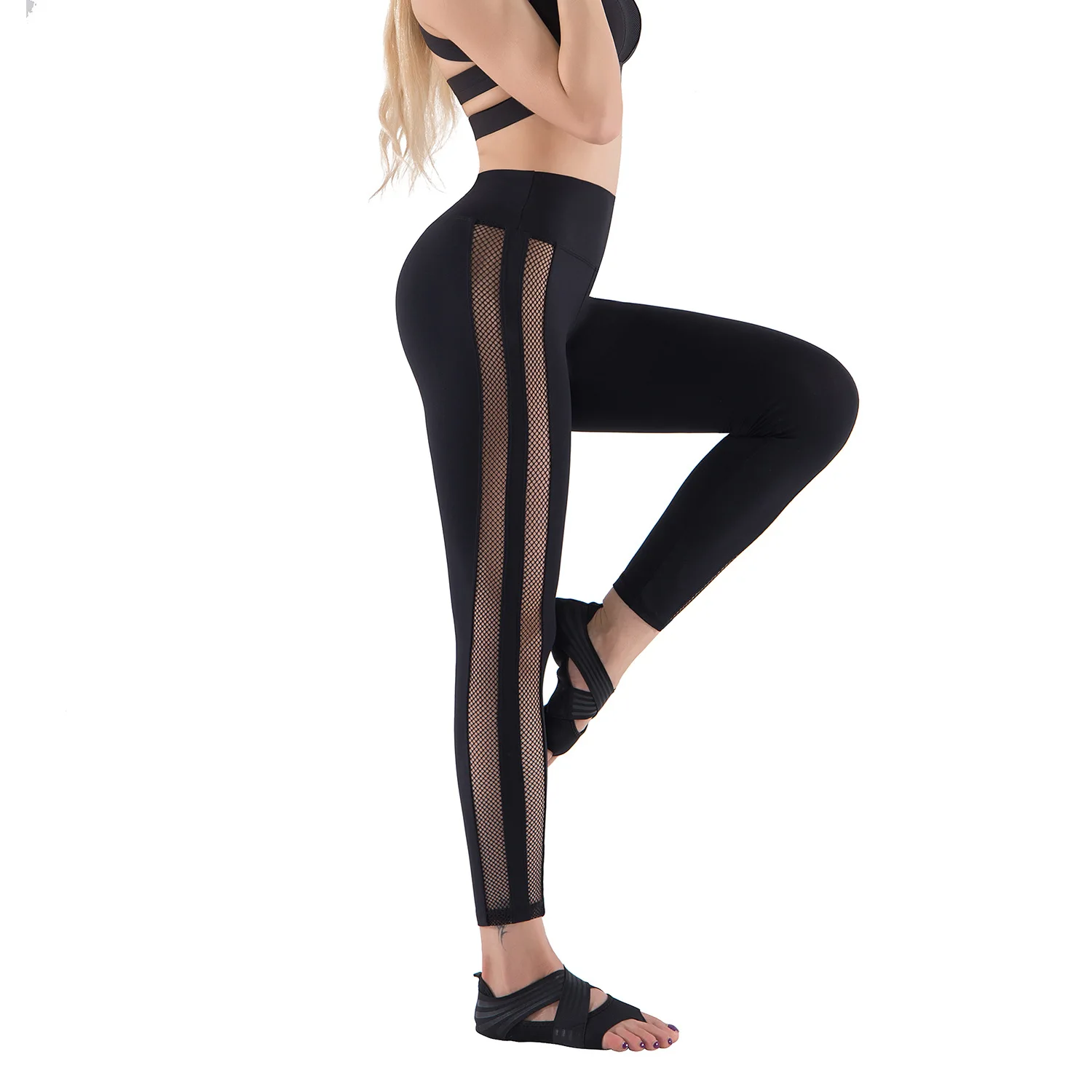 

Sexy Women's High Waisted Yoga Pants Moisture Wicking Sports And Fitness Pants Slim Fit Breathable Dance Pants