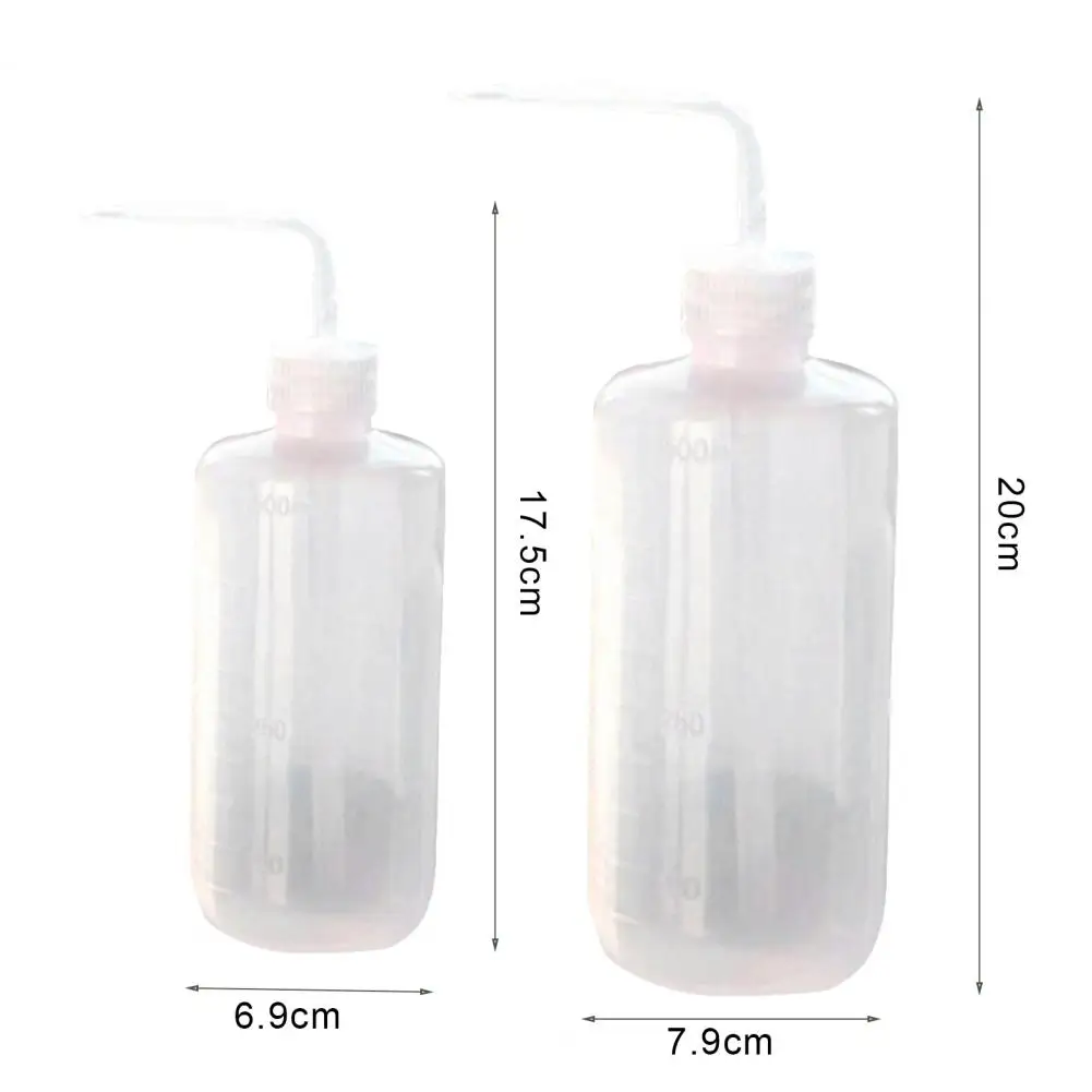 250/500ml Sprinkling Can Curved Spout Plastic Watering Can Squirt Squeeze Spray Bottle for Home Office Watering Bottle