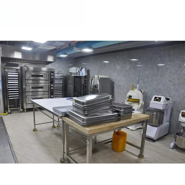 Complete Commercial Bakery Equipment Set Bread Production Bakery Equipment Commercial China