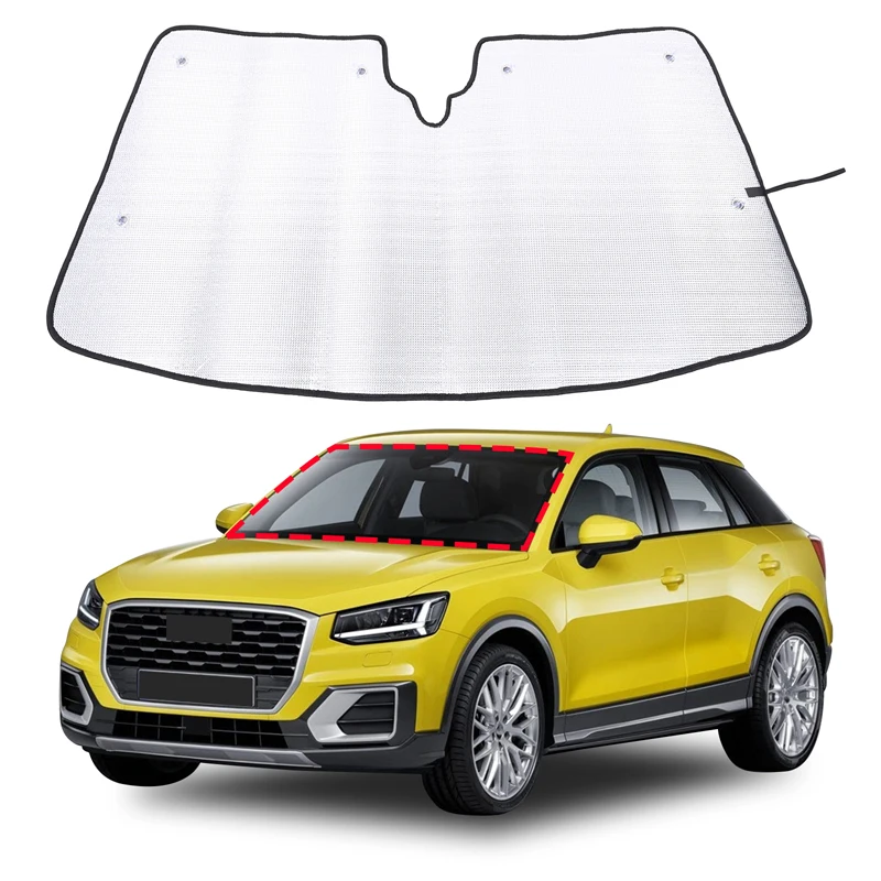 

For Audi Q2 SQ2 GAB GAG 2016-2026 Windshield Car Sun Shade Front Window Sun Visors Sunshade Cover UV Protection Car Accessories