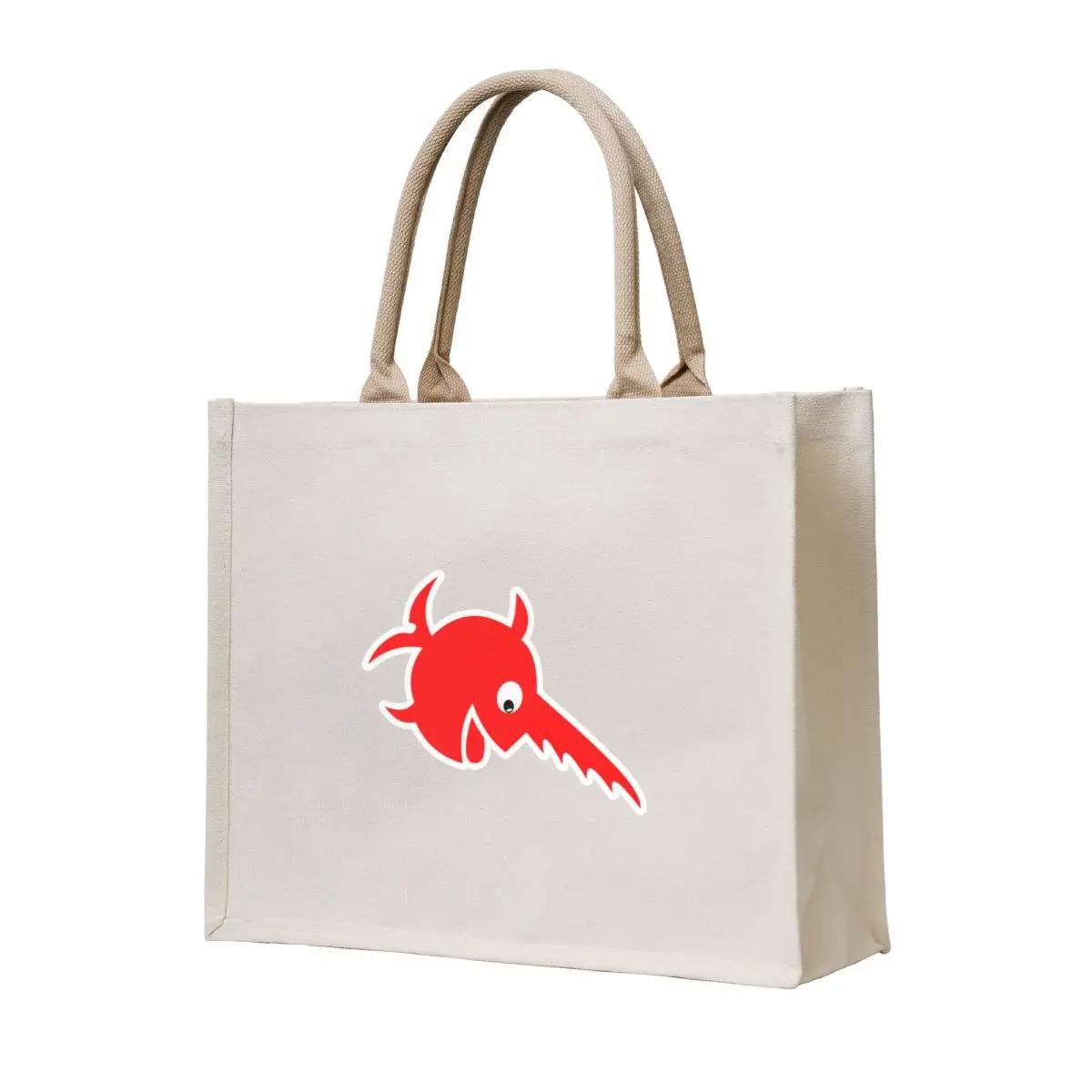 

Kriegsmarine U-boat 9th Flotilla - The Red Laughing Sawfish - Reverse - Clean Style Tote Bag shopper bag woman Handbags
