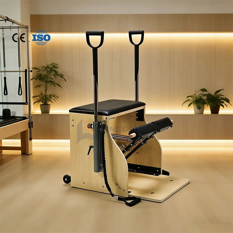 

Core Strength Training Maple Wunda Chair Pilates Yoga Pilates Equipment Stability Chair Fitness Center