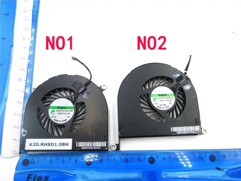 

NEW FAN For MacBook Pro 17" A1297 2009 2010 2011 Fan Set Left+Right CPU Cooling Fan MG45070V1-Q021-S9A MG45070V1-Q010-S99