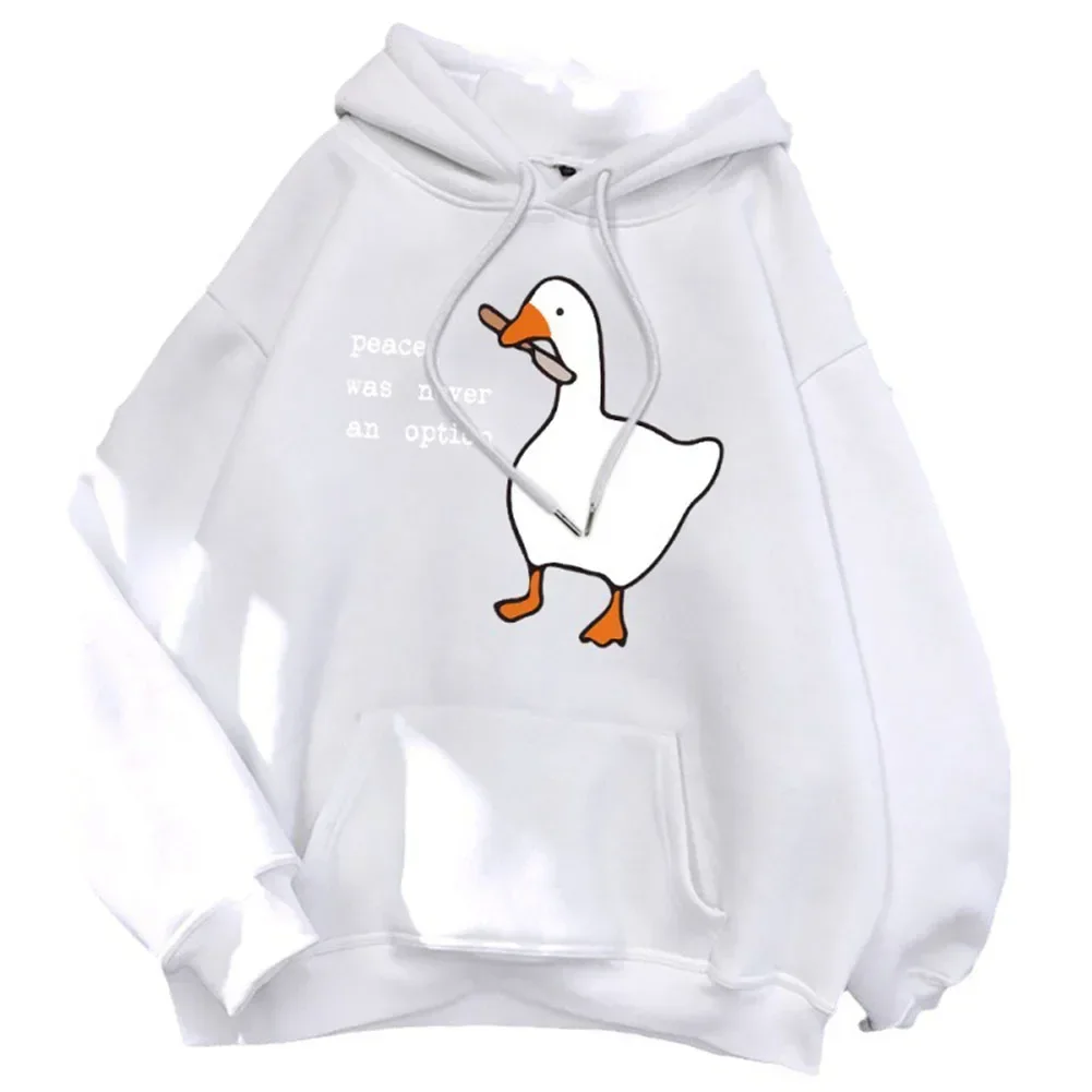 

Comfy New Stylish Holiday Office Vacation Daily Dating Hoody Hoodies Street Unisex Creativity Fashion Goose Print