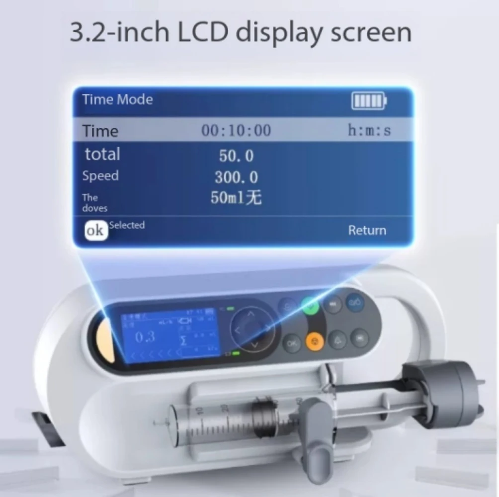 Multi Channel Infusion Pump Station Electric TCI Syringe Pump Device for Animal