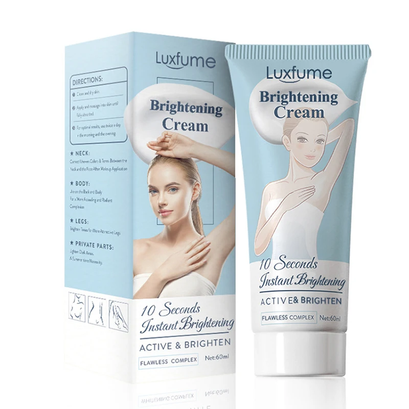 

60ml Underarm Whitening Cream Women Men Armpit Repair Cream Legs Knees Elbow Private Parts Body Whitening Cream Remove Melanin