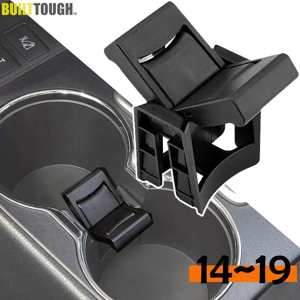 1Pc Voor Toyota Highlander 2014 2015 2016 2017 2018 2019 2020 Nieuwe Zwarte Auto Middenconsole Insert Beker Fles Drinkverdeler Houder