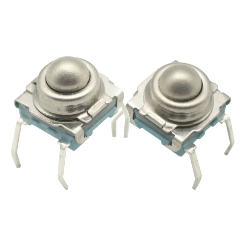 Metal Steel Ball Reset Switch para Módulo de Placa Arduino, Tipo DIP, 4 Pin, Tátil, X TS-F007, 7x7, 10Pcs