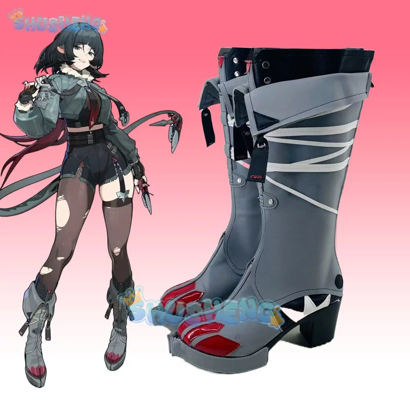 Zenless Zone Zero Jane Doe Cosplay buty buty Jane Cosplay nowa gra Eridu impreza z okazji Halloween dla kobiet dziewczynki rekwizyty do odgrywania ról