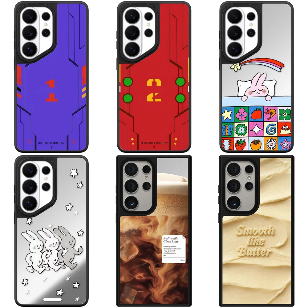 6091421 Mirror Magnetic Case: Compatible with Samsung Galaxy S23 U S24U S25 S26 Ultra S25+ S26 Plus Shell
