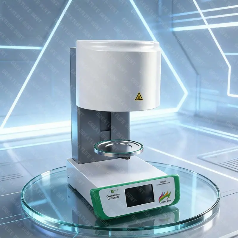 OP6000A Dental Porcelain Furnace HeytempT3P Porcelain Furnace Authentication Heating Glazing Oven Zirconium block