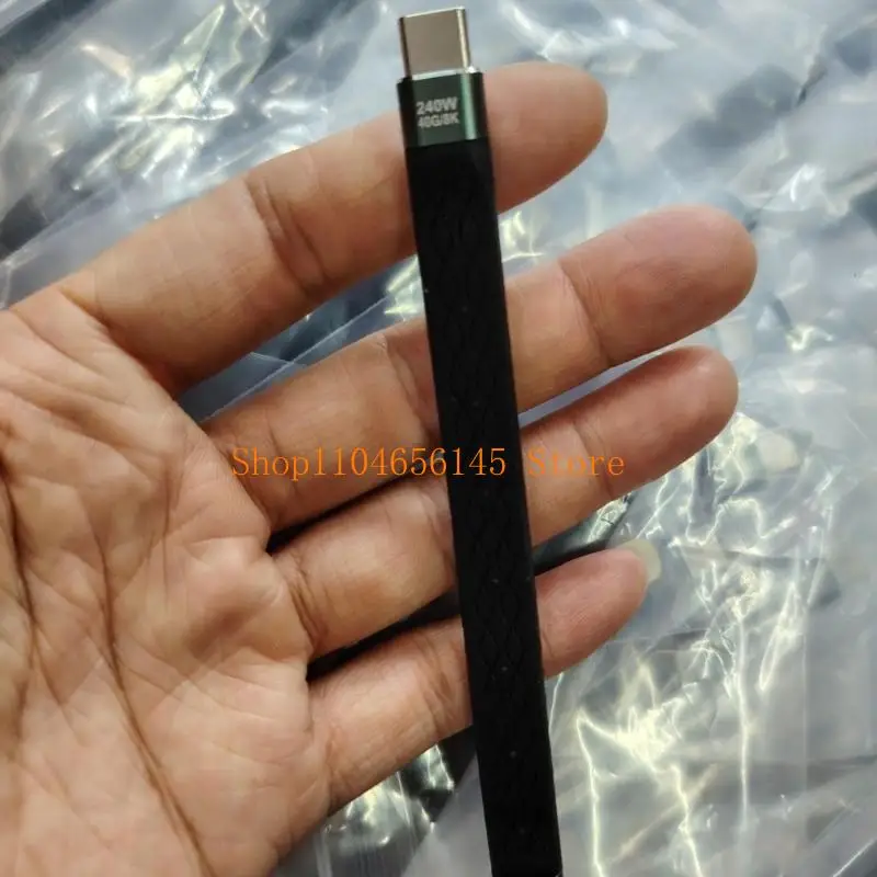 5ASD Keychains flexíveis USB C PD240W Carregamento rápido 40Gbps 8K Display