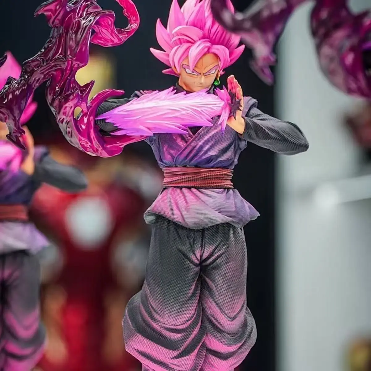 JT Statue 38cm/14.96inch Dragon Ball Z Zamasu Figure Black Goku Super Saiyan Action Figure Collection Model Toys Gift view 3