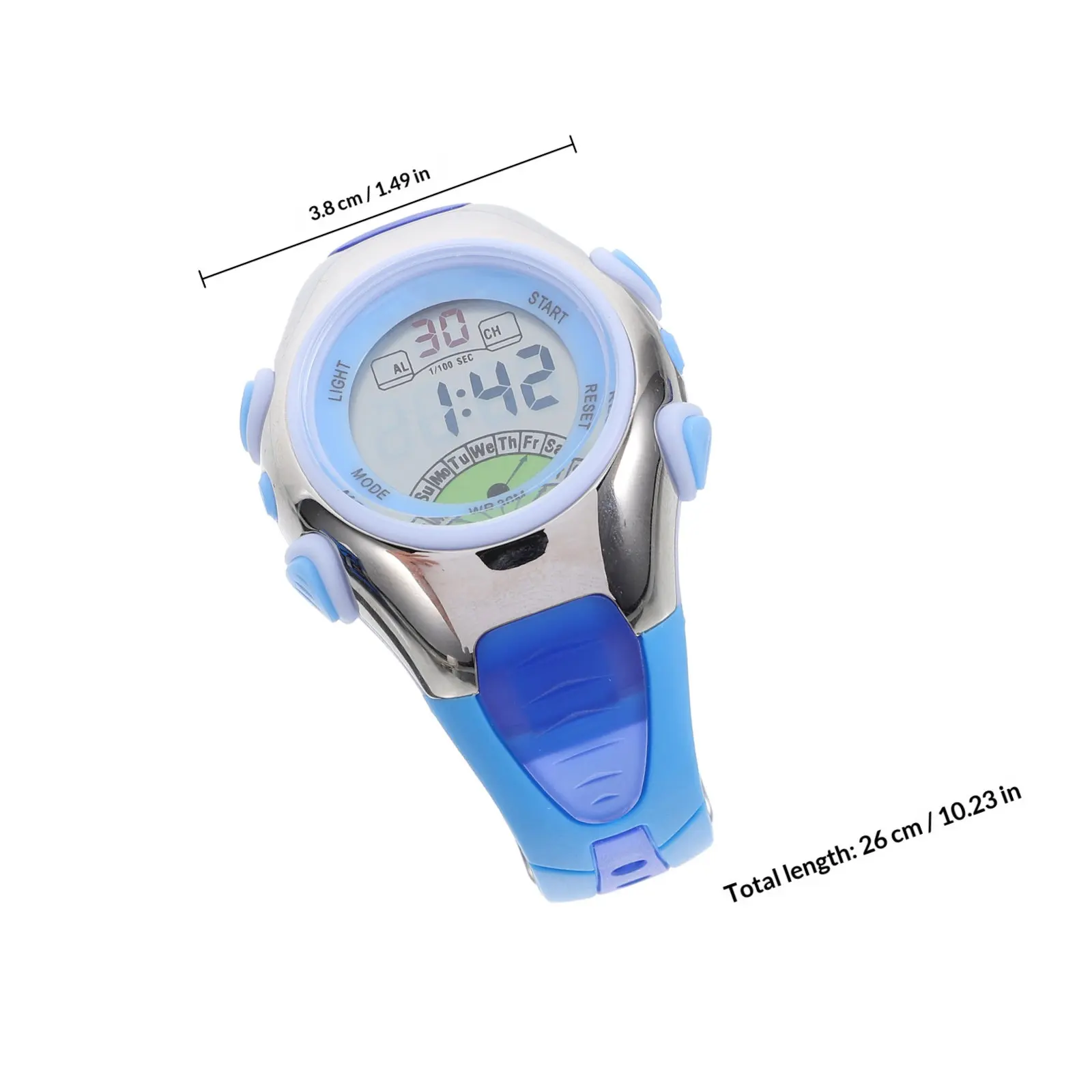 Pse-219 Waterproof LED Children Digital Sports Watch Girls Alarm Stopwatch Date Week Month Display