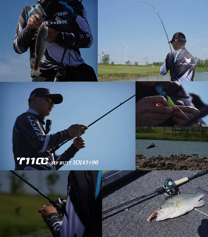 PURELURE NEW SHARPEN Pro 3,5-38g 5ft 6ft Spinn- und Casting-Ruten mit XF-Aktion, FUJI-Ringen für Zander, Barsch, Hecht und Wels – Detail 6