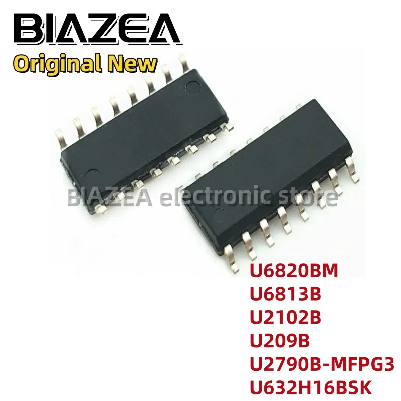 

Набор микросхем U6820BM U6813B U2102B U209B U2790B-MFPG3 U632H16BSK SOP16, 1 шт.
