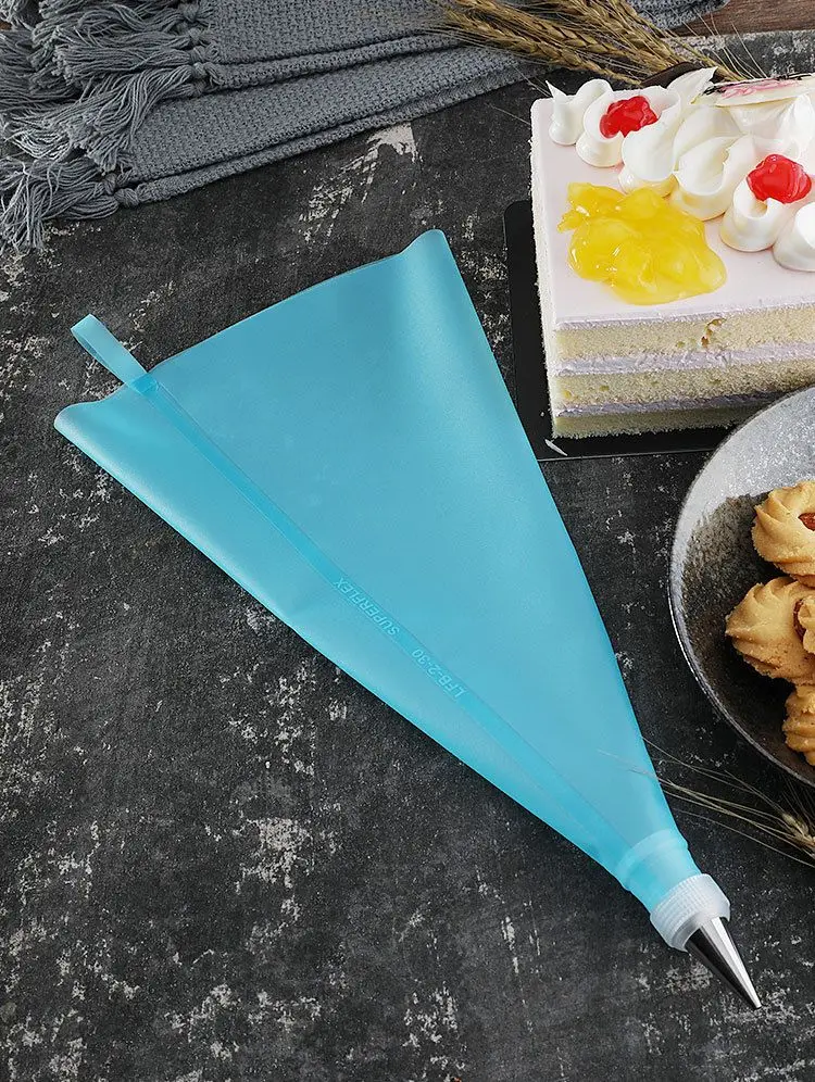 Silicone Icing Piping Pastry Bags Reusable Cake Cream Bag Cupcake Fondant Baking And Bakery Accessories Kitchen Decorating Tools