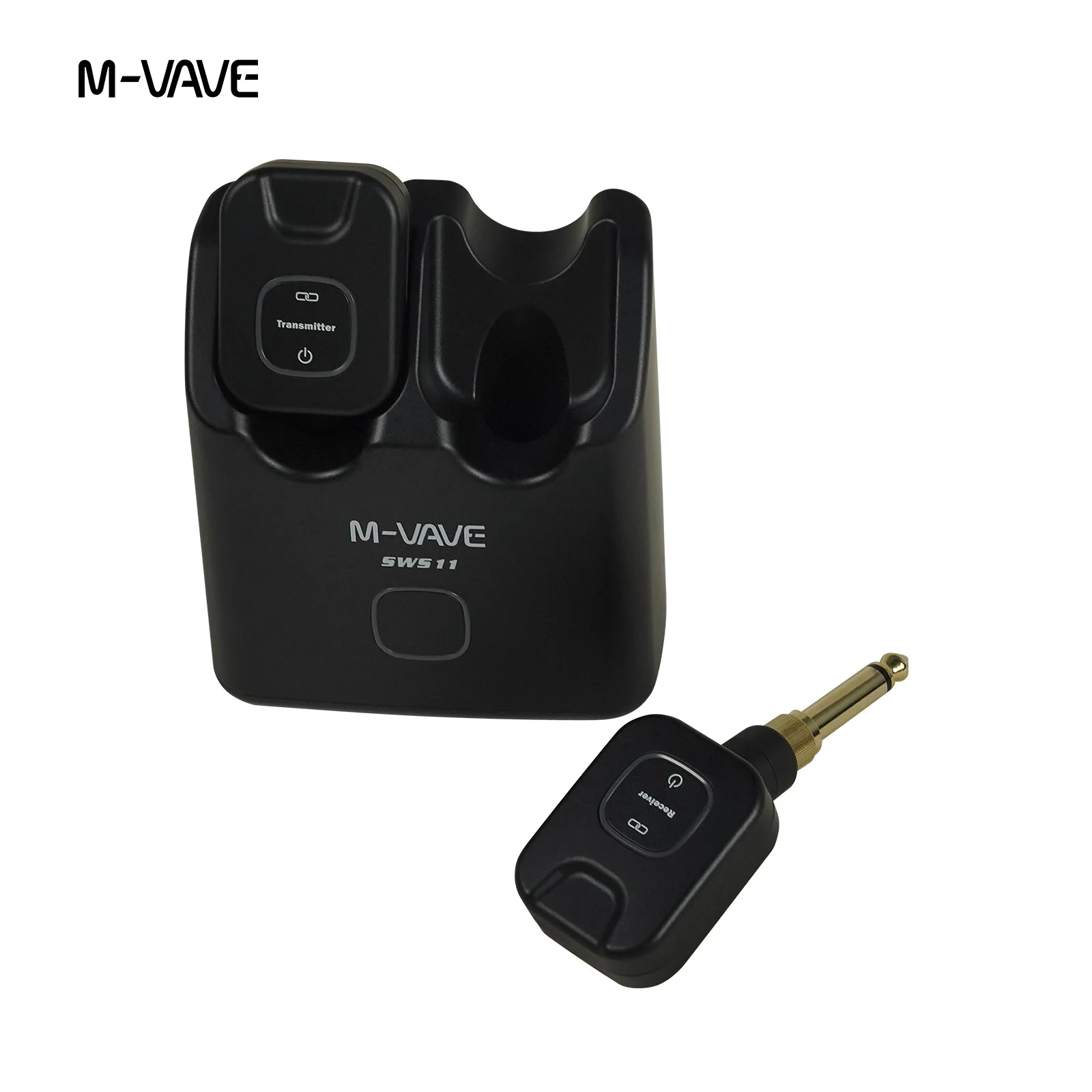 

2026 new M-VAVE WP-11 5.8GHz wireless audio transmission system/4.6ms low latency/24-bit/48kHz high definition sound quality/