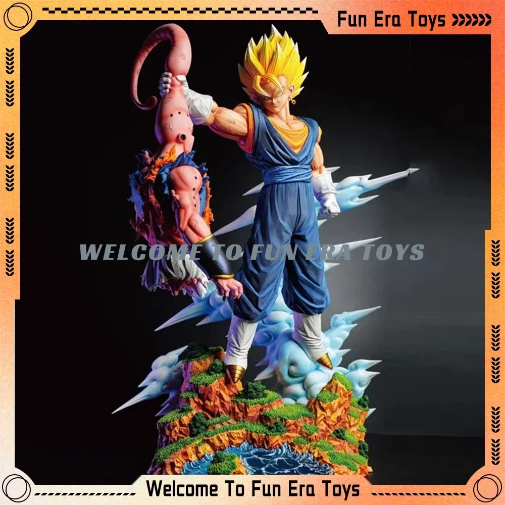 New Dragon Ball Anime Figure Action Figure CS Vegito VS Buu GK Scene Custom Statue Model Animation Decoration Toys Children Gift