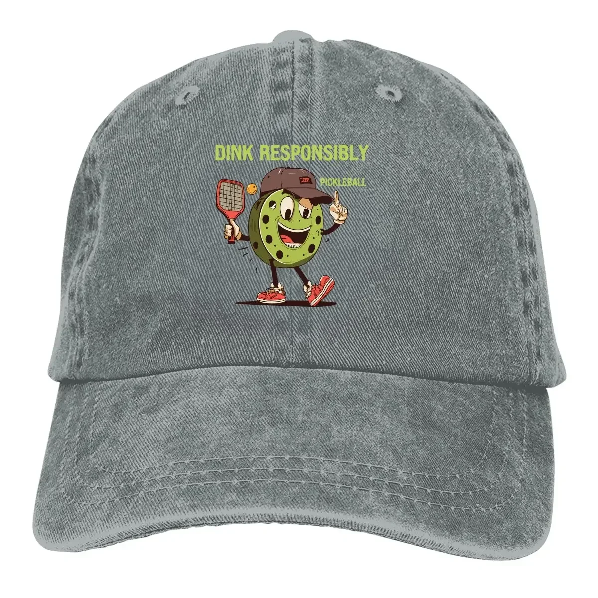 Summer Cap Sun Visor Pickleball Cool Hip Hop Caps Dink Responsibly Cowboy Hat Peaked Hats