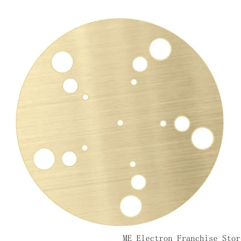 

T5EA Copper Turntable Platter Mat for All for LP Vinyl Record Players Slipmat Anti-Static Vinyl Record Players Pad