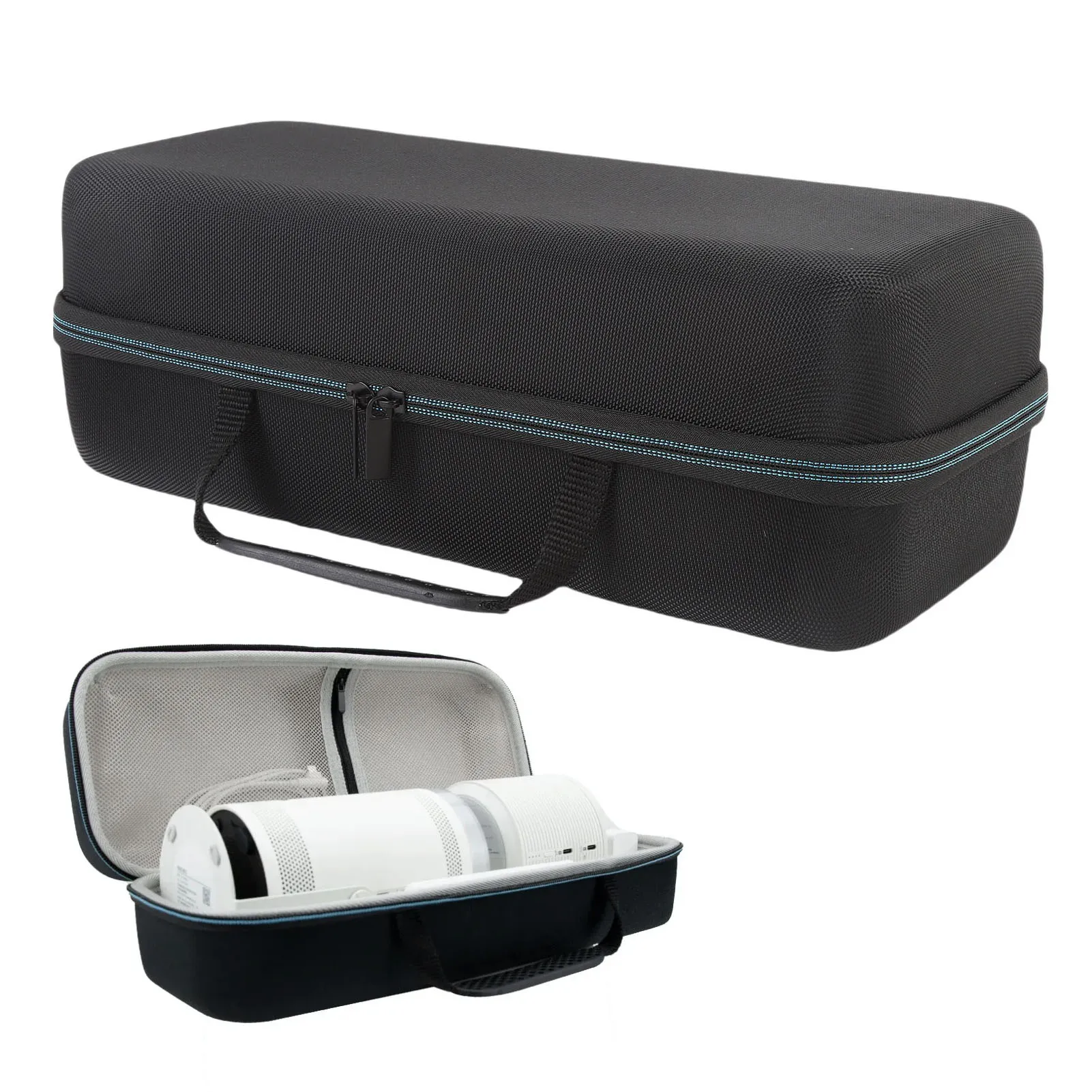 

Projector Hard Shell Case Travel Case Fit for Nebula Capsule 3 1080p Projector Portable Projector Bag EVA Hard Case Black