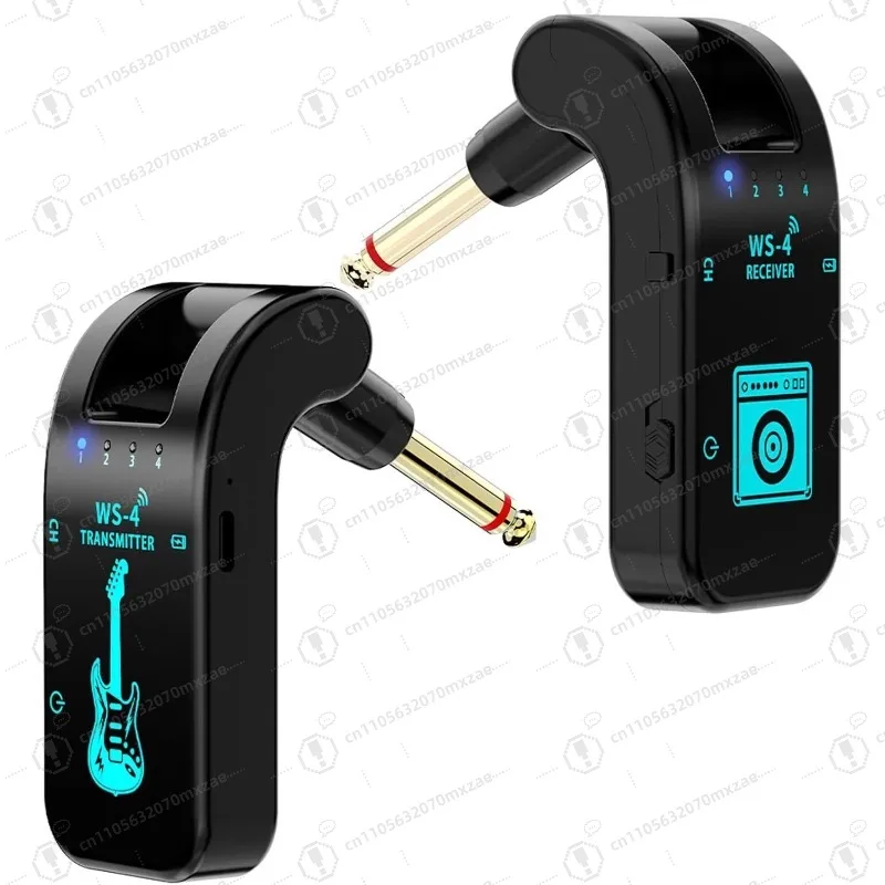 

Bluetooth Audio Transceiver Wireless Pickup System For Electric Guitar & Wind Instrument To Speaker Amplifier