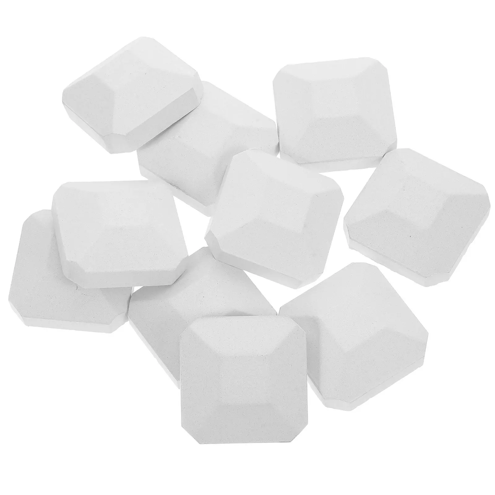 10Pcs Replacement Cordierite Briquettes Bbq Gas Grill Parts for Grilling Heat Resistant Briquettes Outdoor Grill Replacement