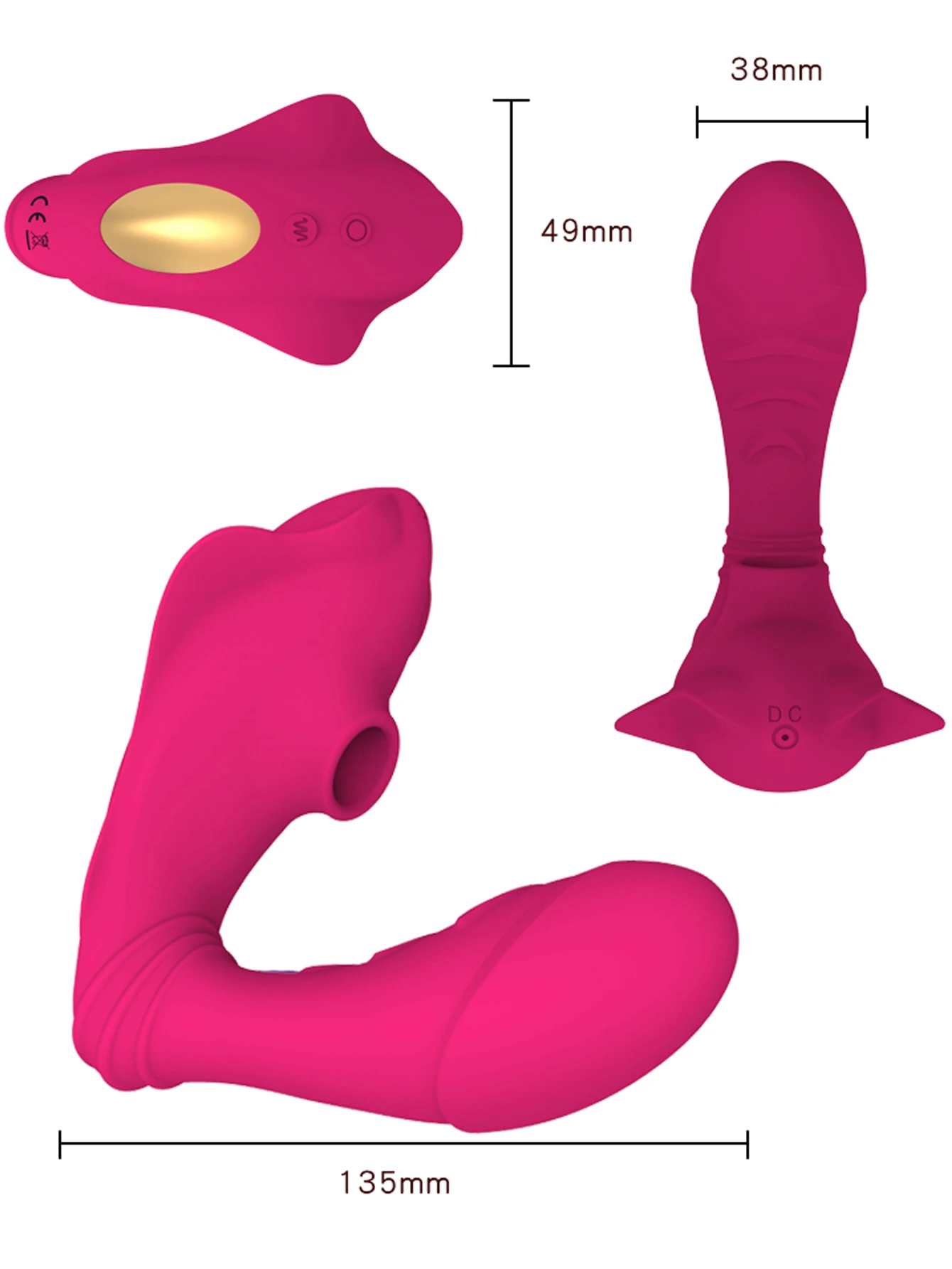 Insert vaginal suction vibrator wireless remote control female masturbation waterproof Moonuo strong G-spot orgasmic vibrator