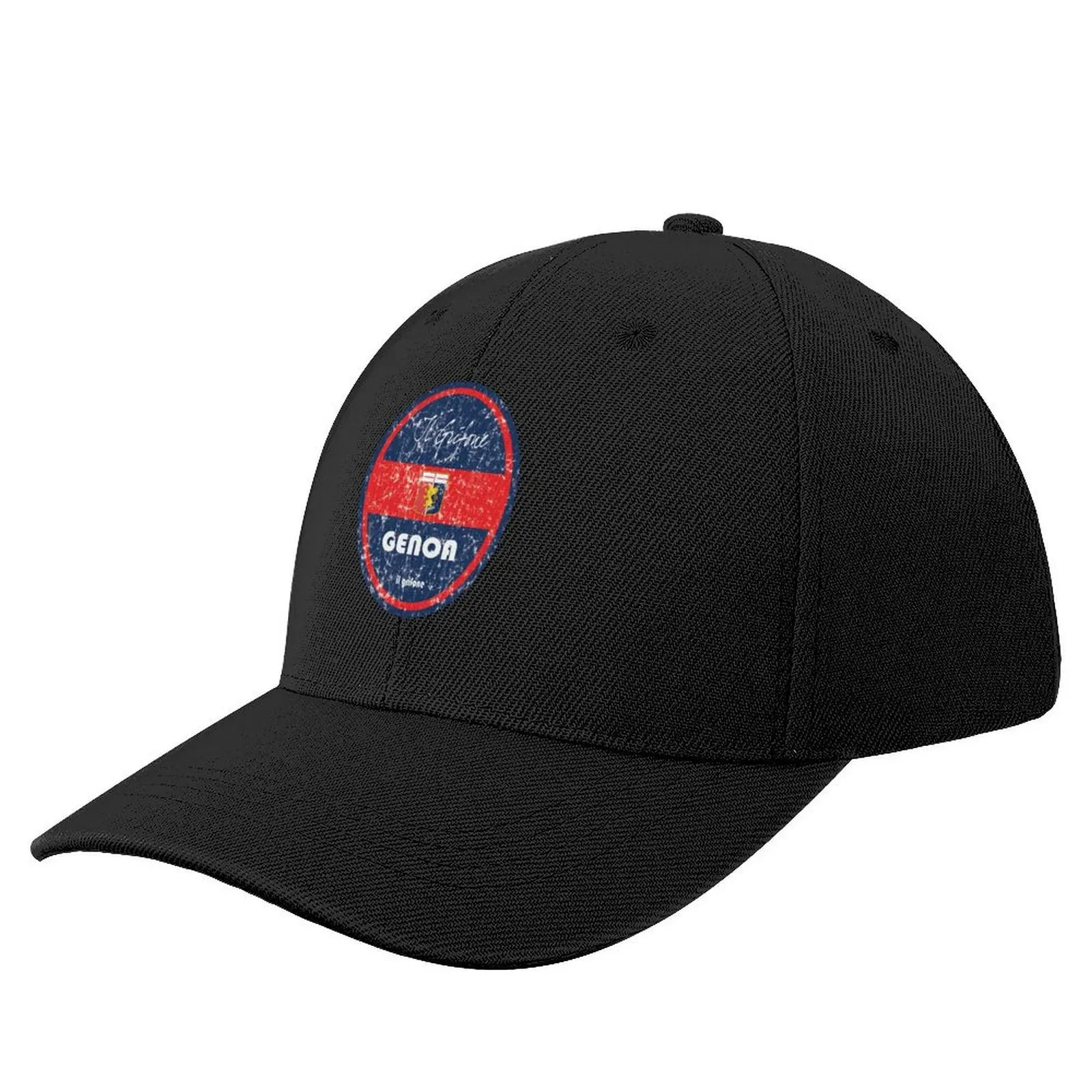 Serie A - Genoa (Distressed) Baseball Cap western Hat Hat Man For The Sun Trucker Hats For Men Women's