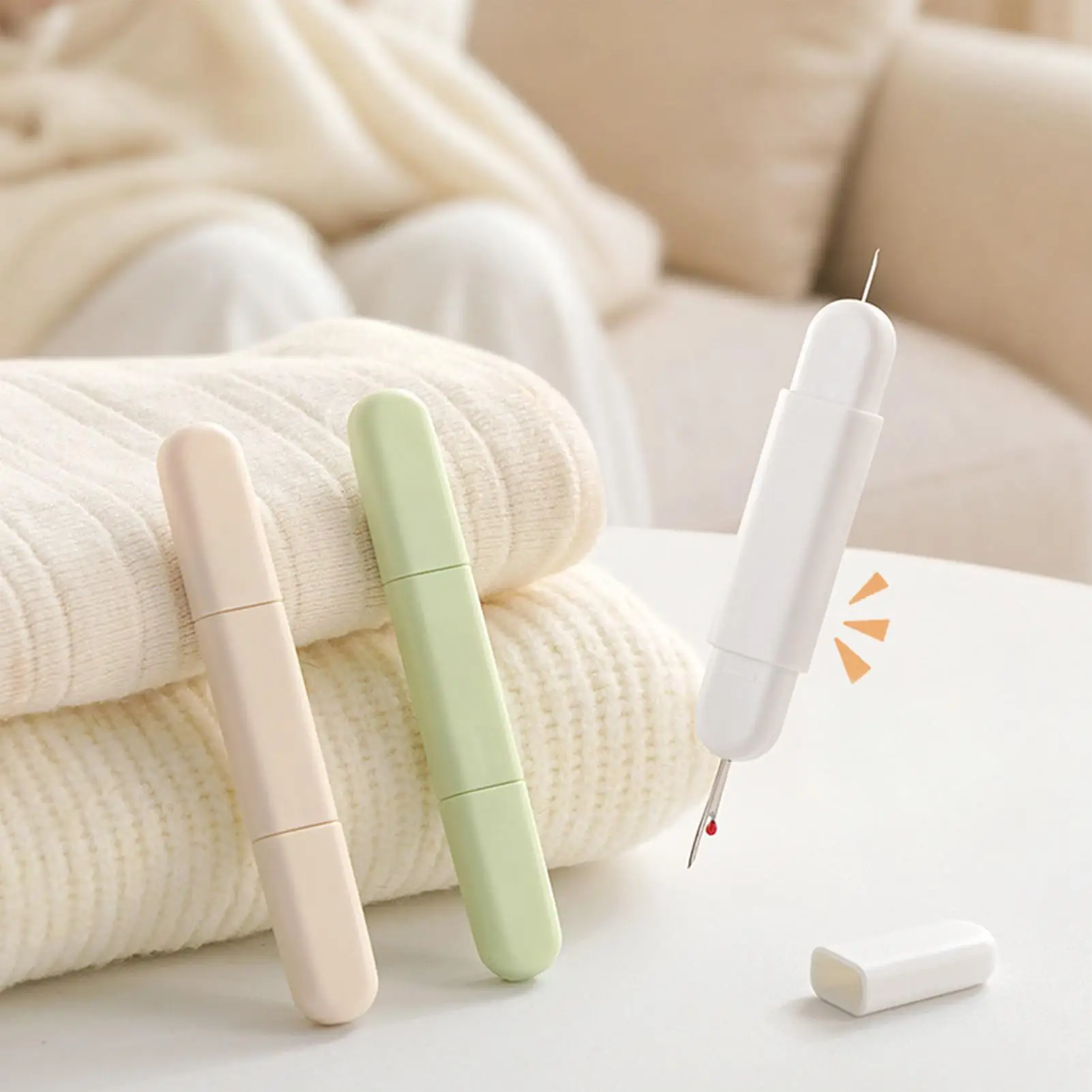 Sewing Needle Threader Double End Compact 2-In-1 Gadgets Thread Removal Tool For Dressmaker Embroidery Mending Craft Class DIY