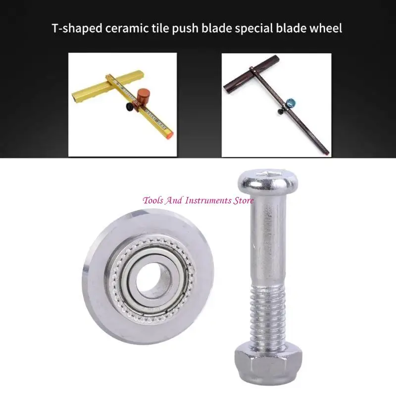 Glass Ceramic Tile Cutter Wheel Cut Offs Wheel Blade Replacement for Manual Tile Cutter Tile Cutting Disc High Hardness C7AC