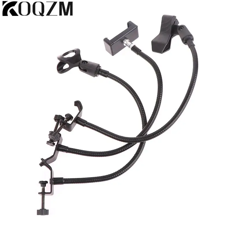 Support de microphone avec clip de table, adapté pour studio de diffusion, station d'équipement de diffusion en direct