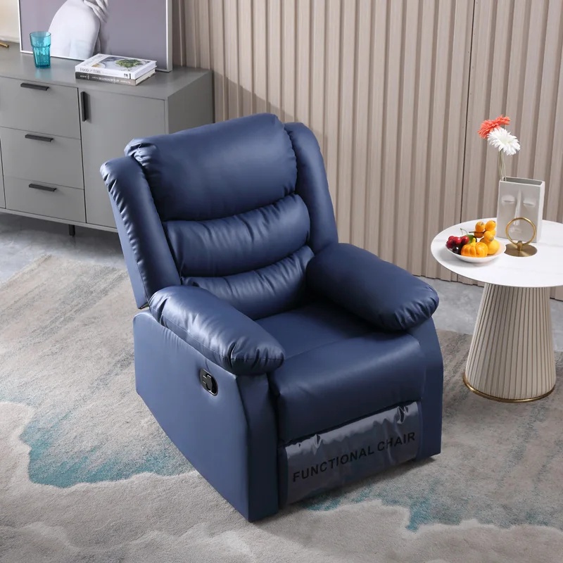 High Quality Modern Leisure Single Multi-Function Nail Art Electric Space Lazy Sofa Recliner Home Theater Metal Solid Wood Style