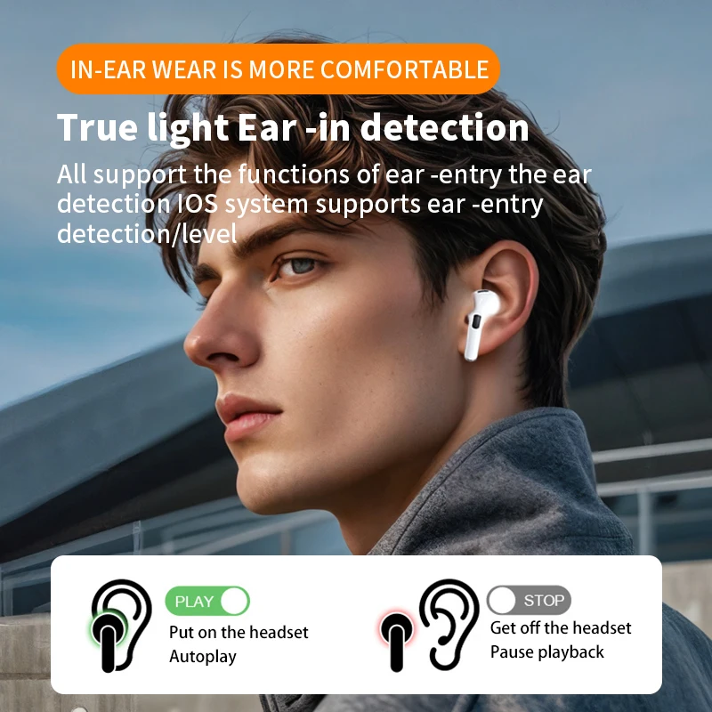 Airs Pro New Bluetooth Earphones True Wireless High Sound Quality In Ear Music Headset HiFi Sound Low Latency for IPhone Android
