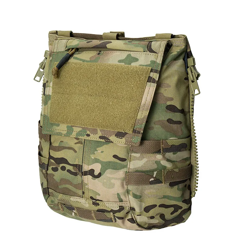 Universal Tactical Vest Rear Back Bag Military Enthusiast Mini Backpack