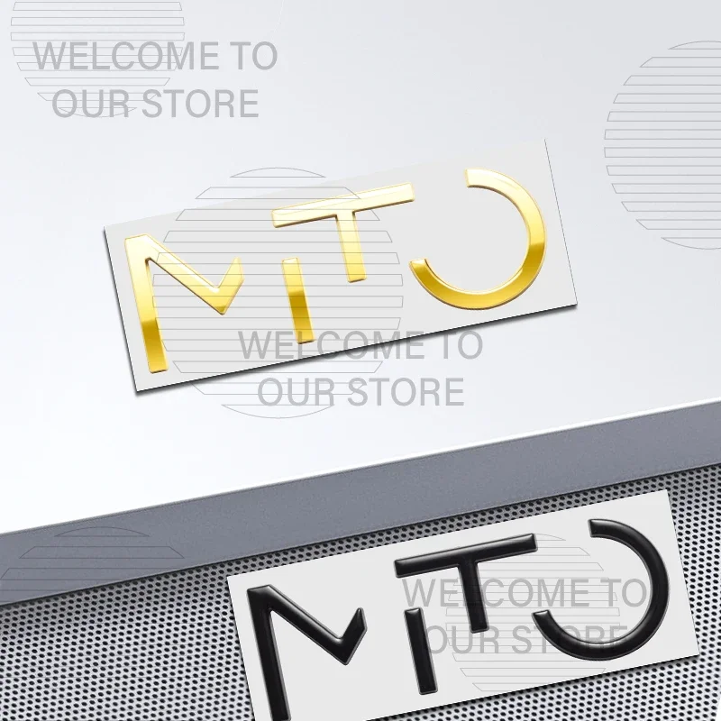 Hub Caps Car Decor Metal For MITO Alfa Romeo Letter Emblem 3D Sticker Accessories Glossy Black Tail Rear Trunk Decals