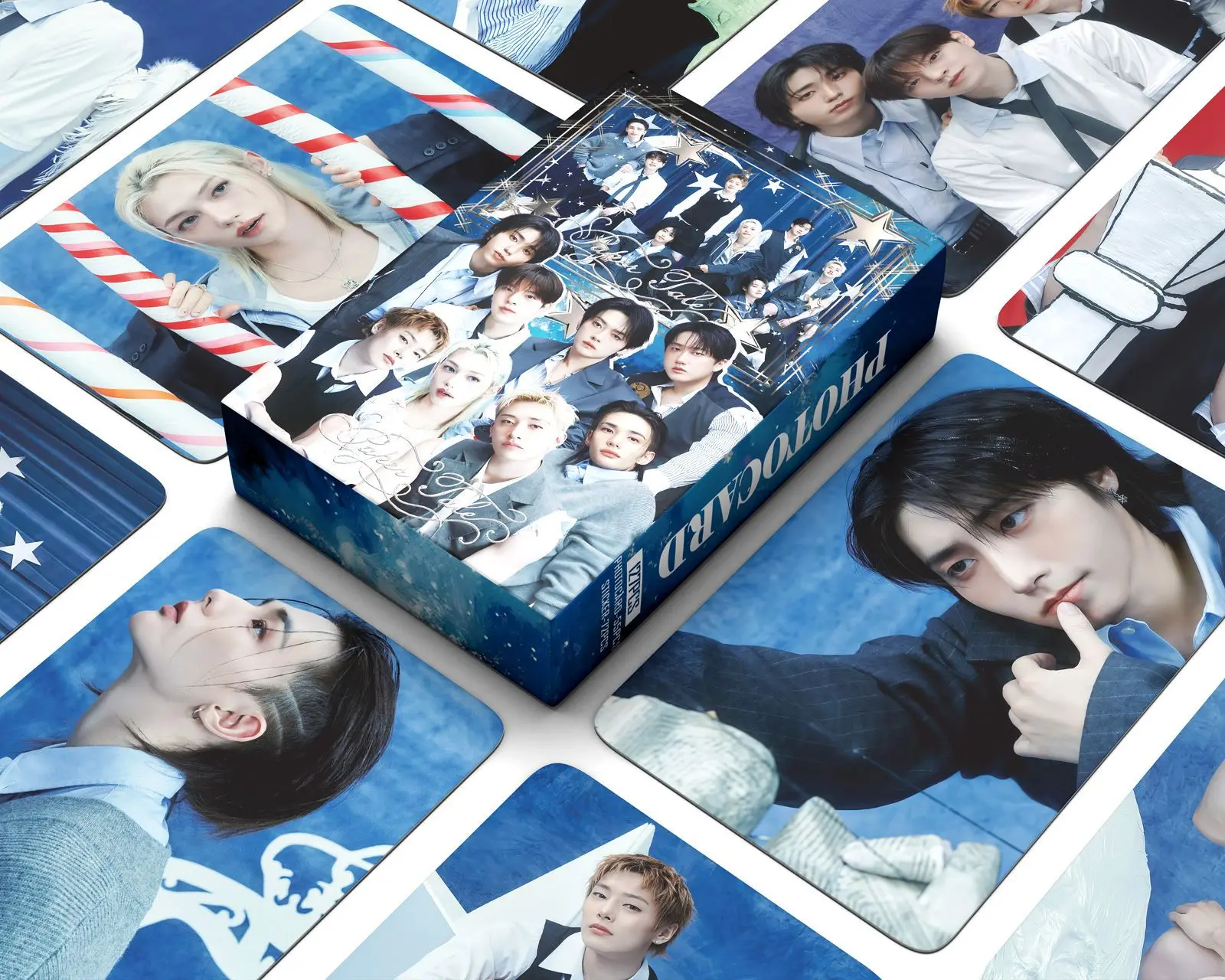 55/127Pcs group 2027Season’s Greeting LOMO Cards Ins 3-inch Photocards Decoration Albums Sticker Double-sided Fans Card Gifts