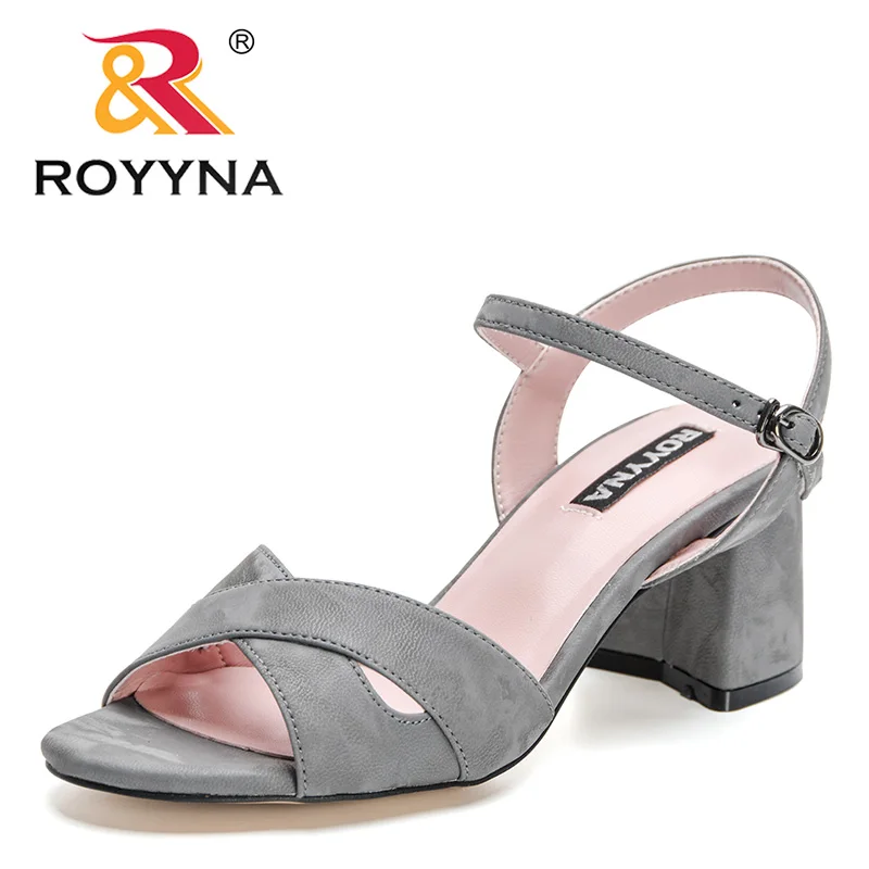 ROYYNA New Woman Sandals Comfy Summer Women Concise Open Toe Casual Shoes Woman Fashion Thick Bottom Wedges Sandal Feminimo