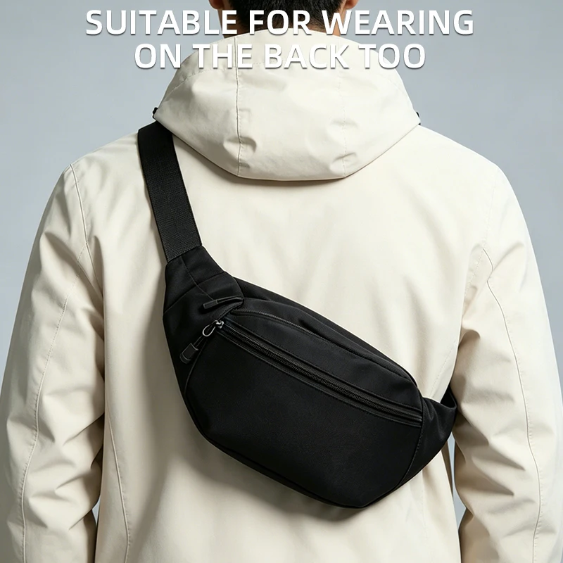 Motorcycle riding storage bag, belt bag, outdoor sports, multi-functional daily cross-body bag, sliding handbag, waist bag