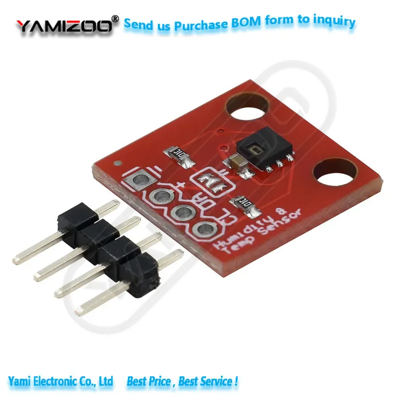 10 Stück HDC1080 Si7021 SHT20 HTU21D Modul mit geringem Stromverbrauch, GY-213V-HDC1080 Hochpräziser digitaler Feuchtigkeitssensor mit Temperatursensor – Detail 7