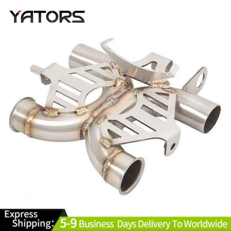 

Modified Exhaust Mid Link X-Pipe for Triumph Thruxton 1200 2016-2020 Bonneville Exhaust Systems Exhausts Pipes