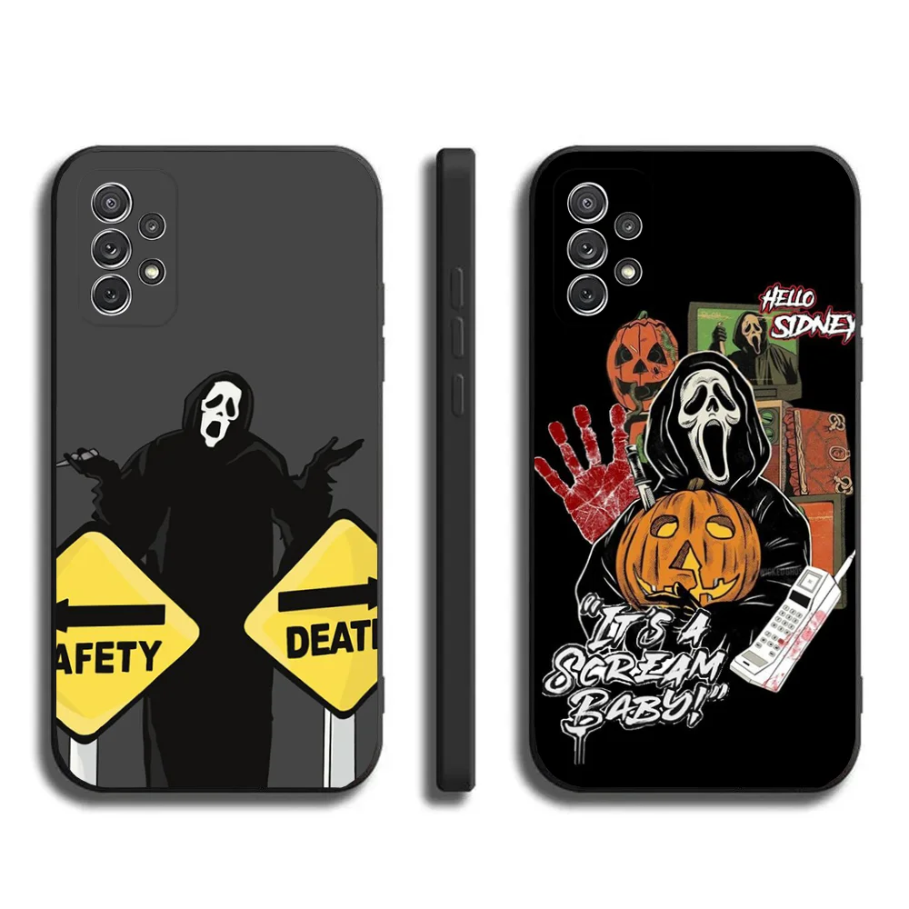 SCREAM Ghostface Fear Phone Case For Samsung S 9 10 20 21 22 23 30 23 24 Plus Lite Ultra FE S10lite Fundas