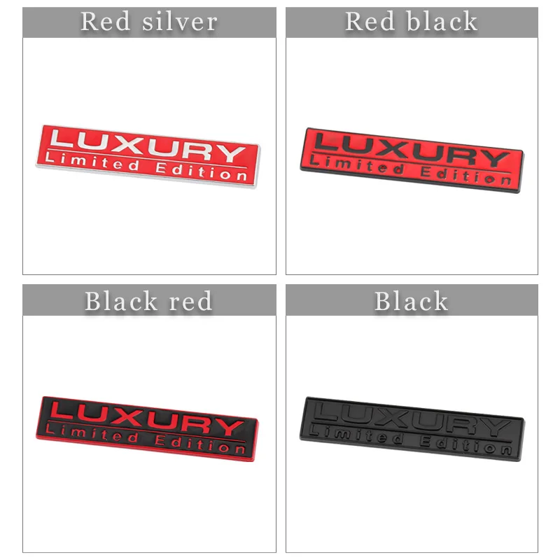 Luxury Limited Edition Logo Car Sticker for Jeep Compass Patriot Renegade Ford Chevrolet Silverad RAM Hummer Land Rover LR4 HSE