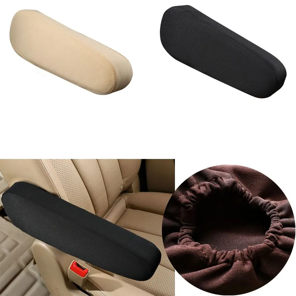 Elasticity Cloth Car Armrest Cover Fabric Sweat-absorbent Centre Console Armrest Protector Breathable Universal